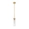 Z-Lite Beau Pendant, 1-Light, 4.75 In.W x 12.75 In.H, Rubbed Brass/Clear 740P-ROD-RB - alternate 8